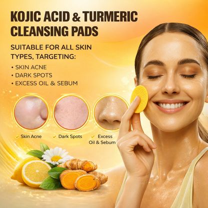 Turmeric & Kojic Acid Cleansing Pads (60 Pads)
