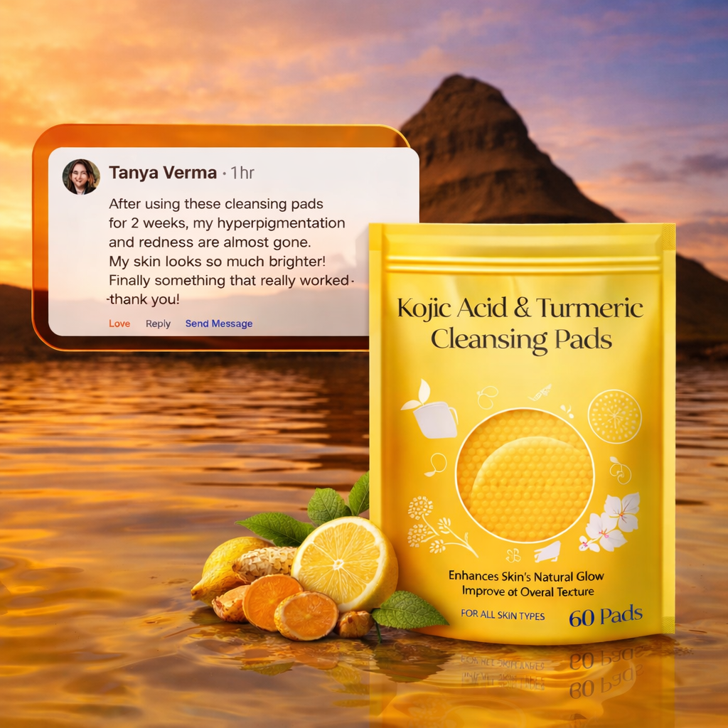 Turmeric & Kojic Acid Cleansing Pads (60 Pads)